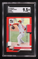 Shohei Ohtani 2022 Donruss Variations Red #147 #0029/2022 (SGC 9.5) at PristineAuction.com