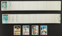 1982 Topps Baseball Complete Set of (792) Cards with Bob Bonner RC / Cal Ripken RC / Jeff Schneider RC #21, Nolan Ryan #90, Rickey Henderson #610, Dave Stewart #213 RC at PristineAuction.com