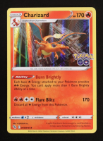Charizard 2022 Pokemon TCG Sword & Shield Pokemon GO #010 HOLO at PristineAuction.com