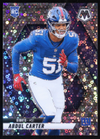 Abdul Carter 2025 Panini Mosaic No Huddle Disco Prizm #317 RC at PristineAuction.com