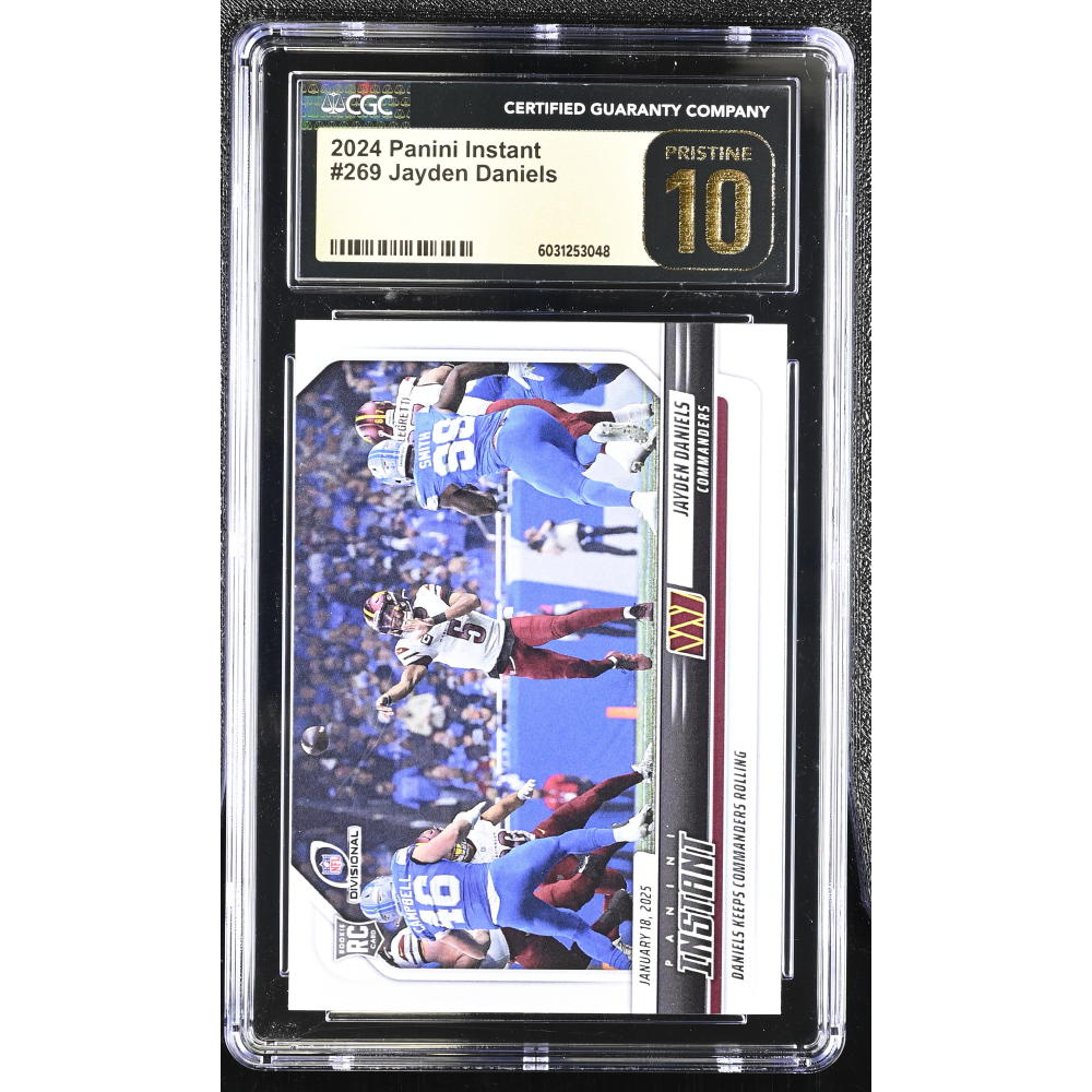 Jayden Daniels 2024 Panini Instant #269 (CGC PRISTINE 10 | Black Label) at PristineAuction.com