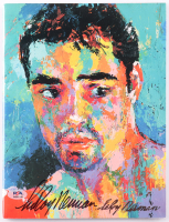 Leroy Neiman Signed 1999 "Oscar De La Hoya" Fight at Trump Plaza On-site Program (PSA) at PristineAuction.com