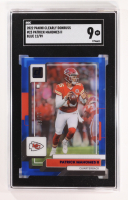 Patrick Mahomes II 2022 Clearly Donruss Blue #23 #12/99 (SGC 9) at PristineAuction.com