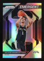 Victor Wembanyama 2023-24 Panini Prizm Emergent Prizms Silver #12 RC at PristineAuction.com