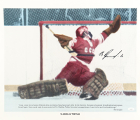 Vladislav Tretiak Signed Soviet Union National Team 19x22.5 Poster (JSA) at PristineAuction.com