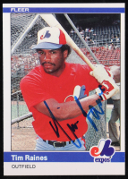 Harold Baines Signed 1984 Fleer #281 at PristineAuction.com