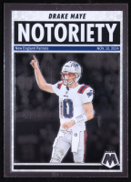 Drake Maye 2025 Panini Mosaic Notoriety #3 at PristineAuction.com