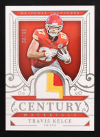 Travis Kelce 2025 Panini National Treasures Century Materials #98 #35/99 at PristineAuction.com