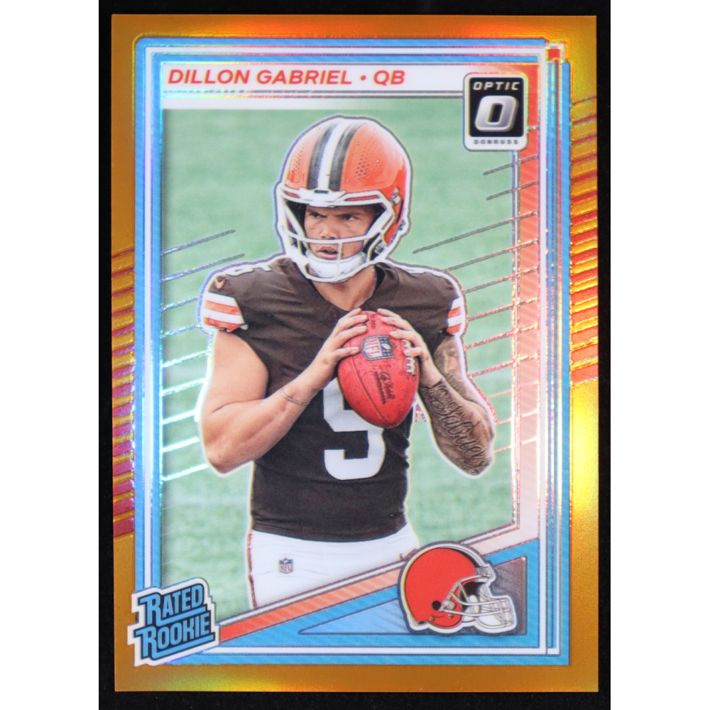 Dillon Gabriel 2025 Panini Donruss Optic Orange RR #263 RC #180/299 at PristineAuction.com