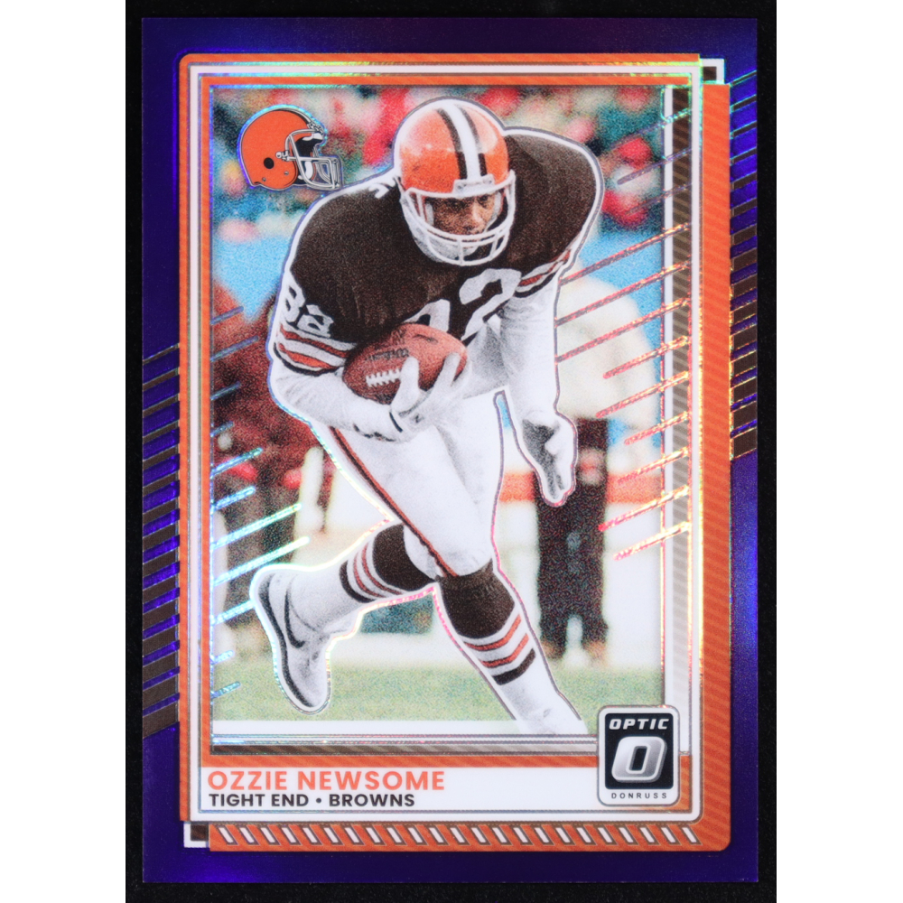 Ozzie Newsome 2025 Panini Donruss Optic Purple #52 #26/60 at PristineAuction.com