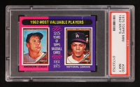 Mickey Mantle / Maury Wills1975 Topps Mini #200 MVP (PSA 7) at PristineAuction.com