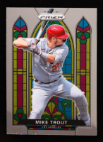 Mike Trout 2021 Panini Prizm Stained Glass #1 at PristineAuction.com
