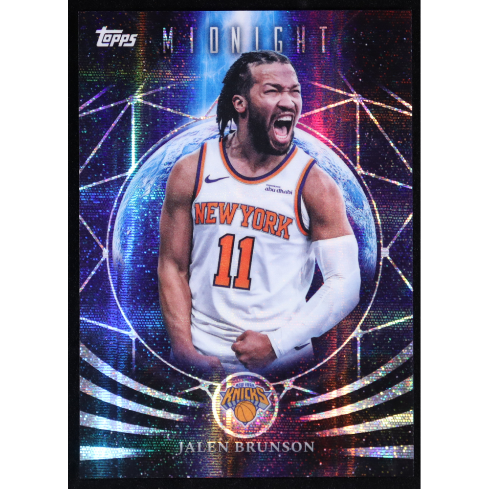 Jalen Brunson 2025 Topps Midnight Moonfall #MF-15 at PristineAuction.com