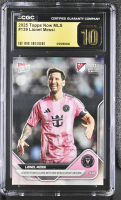 Lionel Messi 2025 Topps Now MLS #139 (CGC PRISTINE 10 | Black Label) at PristineAuction.com