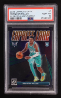 Brandon Miller 2023-24 Donruss Optic Express Lane Purple #3 RC (PSA 10) at PristineAuction.com