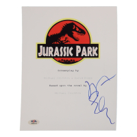 Jeff Goldblum Signed "Jurassic Park" Movie Script Cover Page (PSA) at PristineAuction.com