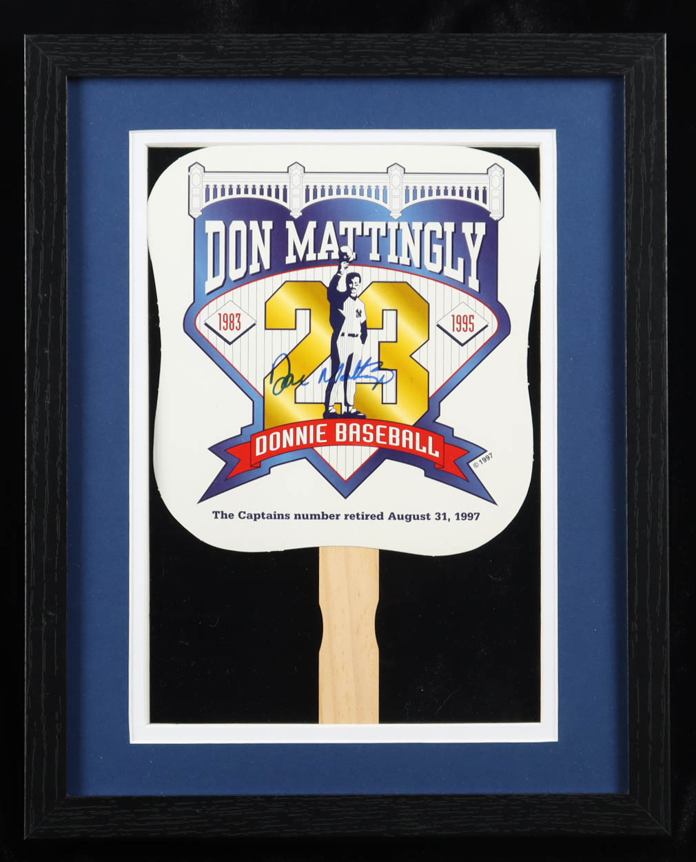 Don Mattingly Signed Custom Framed "Donnie Baseball" Career Highlight Statistic Commemorative Fan Display (Beckett) at PristineAuction.com Don Mattingly Signed Custom Framed "Donnie Baseball" Career Highlight Statistic Commemorative Fan Display (Beckett) at PristineAuction.com