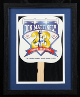 Don Mattingly Signed Custom Framed "Donnie Baseball" Career Highlight Statistic Commemorative Fan Display (Beckett) at PristineAuction.com