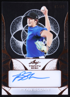 Ryan Sloan 2024 Leaf Trinity Clear Bronze Foil Signatures #CARS2 #41/99 RC at PristineAuction.com