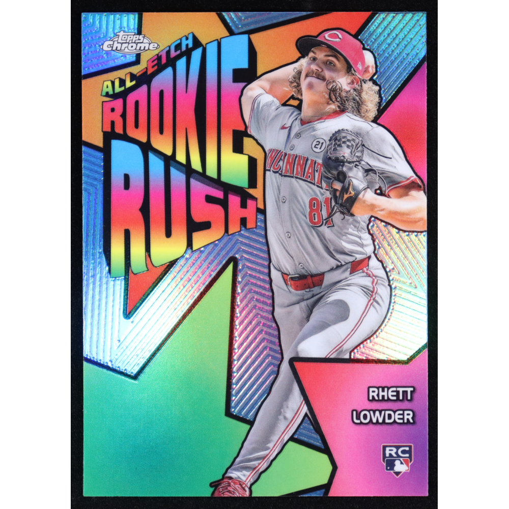 Rhett Lowder 2025 Topps Chrome All-Etch Rookie Rush #CERR-9 RC at PristineAuction.com