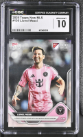 Lionel Messi 2025 Topps Now MLS #139 (CGC 10) at PristineAuction.com