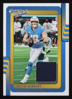Justin Herbert 2025 Donruss Threads #25 at PristineAuction.com