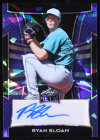 Ryan Sloan 2025 Leaf Metal Blue Sapphire Signatures #BARS2 #14/15 RC at PristineAuction.com