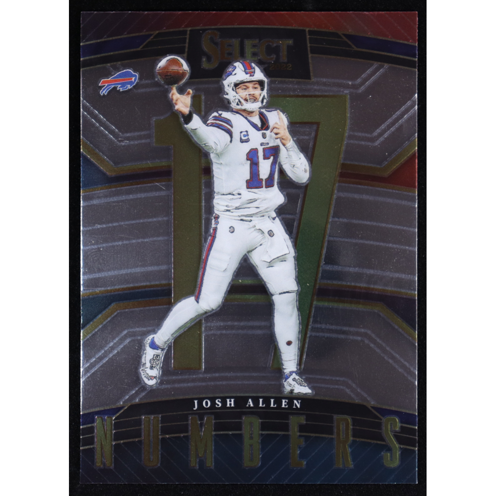 Josh Allen 2022 Panini Select Numbers #SN-2 at PristineAuction.com