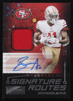 Brandon Aiyuk 2021 Panini Playbook Signature Routes #SROBAI #138/199 at PristineAuction.com