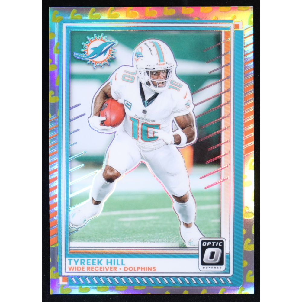 Tyreek Hill 2025 Panini Donruss Optic  Flex #150 #191/199 at PristineAuction.com