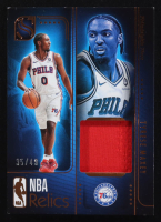 Tyrese Maxey 2024-25 Panini Silhouette NBA Relics Bronze #12 #35/49 at PristineAuction.com