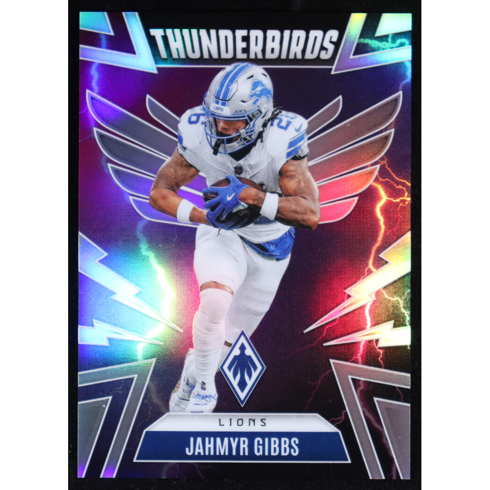 Jahmyr Gibbs 2025 Panini Phoenix Thunderbirds #16 at PristineAuction.com