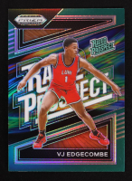 VJ Edgecombe 2024-25 Panini Prizm Draft Picks Rated Prospect Prizms Green #17 RC at PristineAuction.com