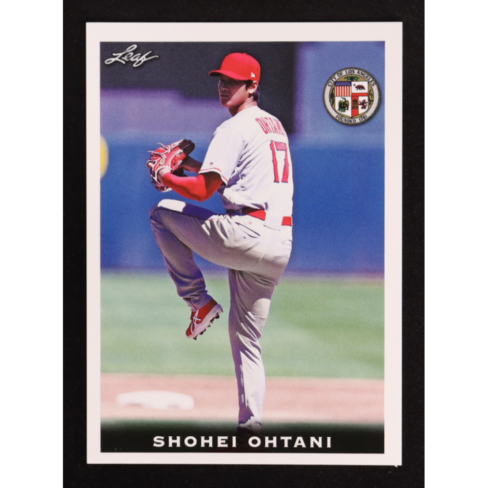 Shohei Ohtani 2018 Leaf National Convention Shohei Ohtani #Rookie04 RC at PristineAuction.com