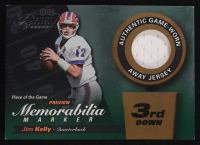 Jim Kelly 2000 Leaf Limited Piece of the Game Previews Third Down #JK12W #062/300 at PristineAuction.com