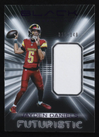 Jayden Daniels 2025 Panini Black Futuristic Jerseys Royal #25 #011/149 at PristineAuction.com