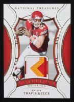 Travis Kelce 2024 Panini National Treasures Century Materials Gold #48 #11/49 at PristineAuction.com