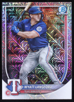 Wyatt Langford 2025 Bowman Chrome #36 at PristineAuction.com