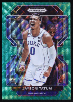 Jayson Tatum 2022-23 Panini Prizm Draft Picks Prizms Green Wave #23 at PristineAuction.com