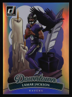 Lamar Jackson 2025 Donruss Downtown! Oversize #1 at PristineAuction.com
