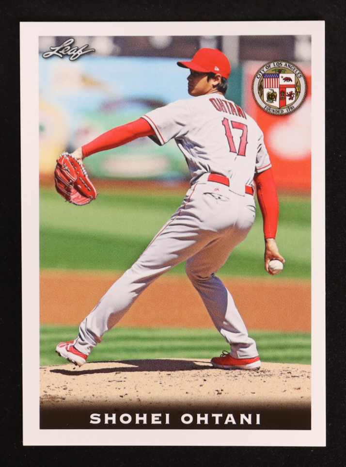 Shohei Ohtani 2018 Leaf National Convention Shohei Ohtani #Rookie02 RC at PristineAuction.com Shohei Ohtani 2018 Leaf National Convention Shohei Ohtani #Rookie02 RC at PristineAuction.com