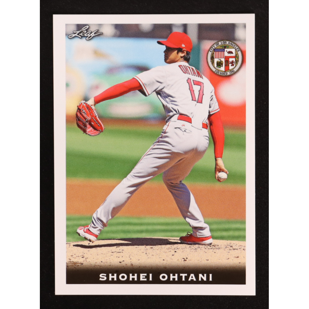 Shohei Ohtani 2018 Leaf National Convention Shohei Ohtani #Rookie02 RC at PristineAuction.com