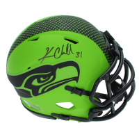 Kam Chancellor Signed Seahawks Rave Alternate Speed Mini Helmet (Beckett) at PristineAuction.com