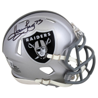 Howie Long Signed Raiders Speed Mini Helmet (Beckett) at PristineAuction.com