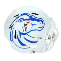 Ashton Jeanty Signed Boise State Broncos Full-Size Speed Helmet (Beckett) at PristineAuction.com