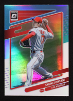 Shohei Ohtani 2021 Donruss Optic Carolina Blue and White #192 at PristineAuction.com