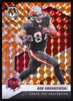 Rob Gronkowski 2021 Panini Mosaic Mosaic Reactive Orange #188 at PristineAuction.com