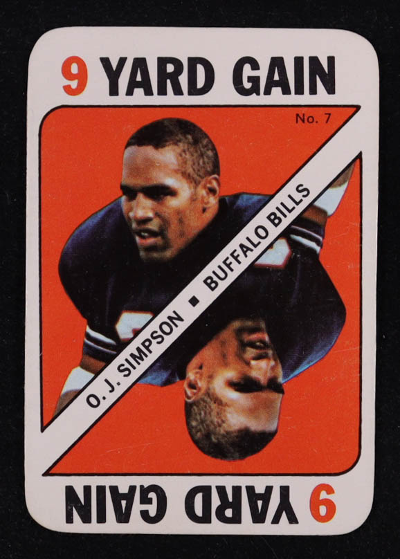 O.J. Simpson 1971 Topps Game Inserts #7 DP at PristineAuction.com O.J. Simpson 1971 Topps Game Inserts #7 DP at PristineAuction.com