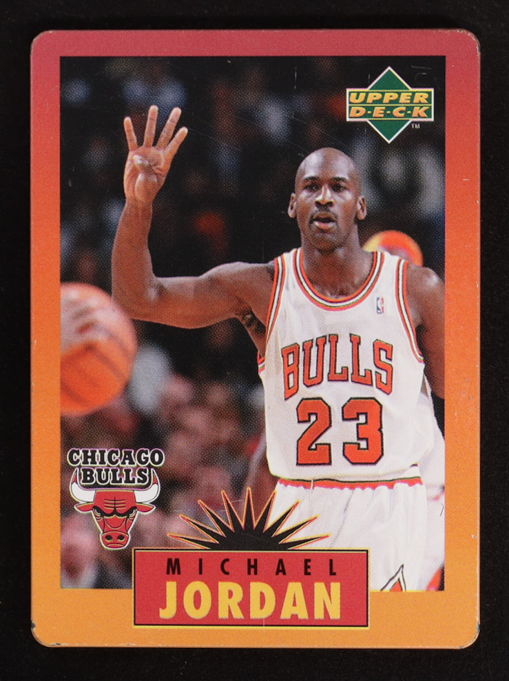 Michael Jordan 1996 Upper Deck Jordan Metal Orange #1 at PristineAuction.com Michael Jordan 1996 Upper Deck Jordan Metal Orange #1 at PristineAuction.com