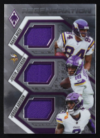 Randy Moss / Jordan Addison / Justin Jefferson 2025 Panini Phoenix Regeneration Jerseys #7 #113/299 at PristineAuction.com